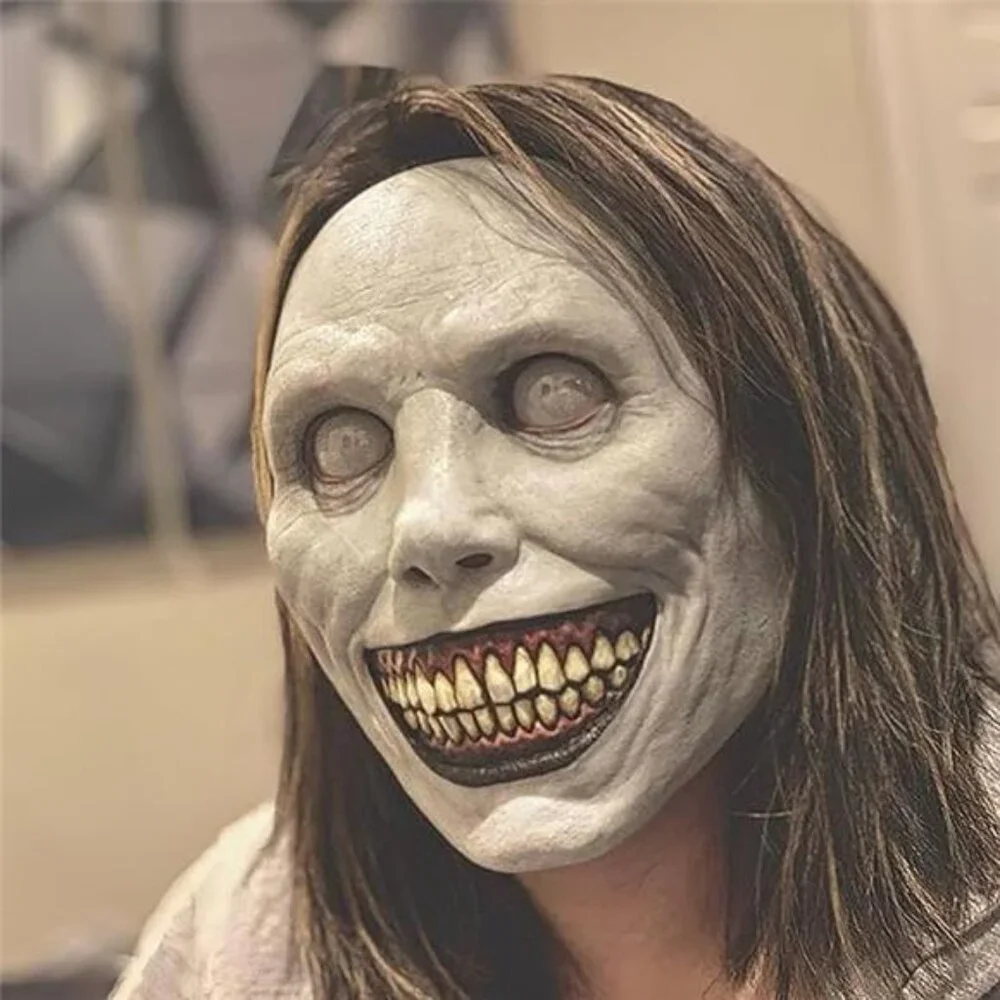 Scary Halloween Mask for Adults, Realistic and Durable Latex Creepy Horror Mask
